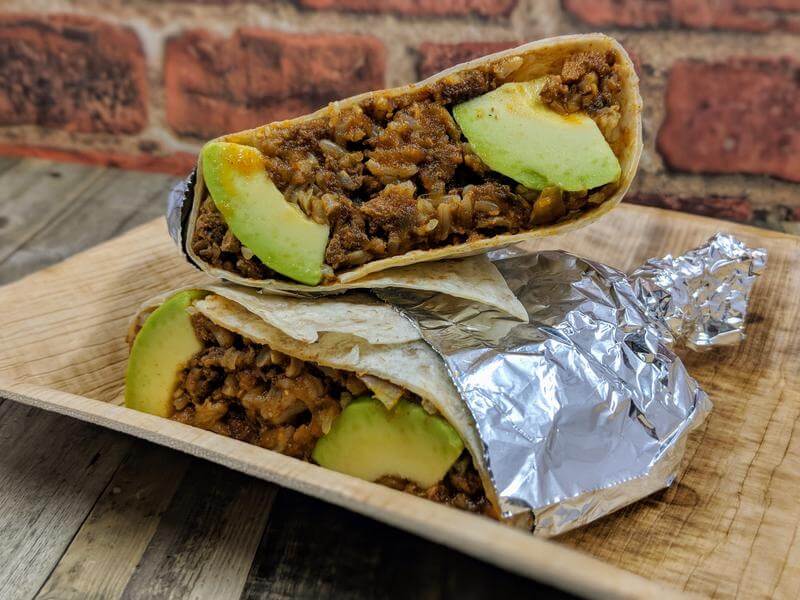 Picadillo Burrito - The Lean Cook